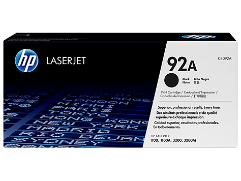 HP 92A Siyah Orijinal LaserJet Toner Kartuşu (C4092A)