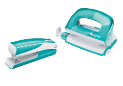 Leitz NeXXt Serisi WOW Metal Mini Zımba ve Delgeç Set