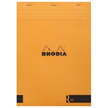 Rhodia A4 Turuncu Kapak Çizgili Bloknot 70 Sayfa
