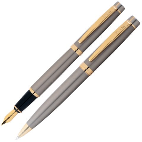 Scrikss 38 Dolmakalem + Tükenmez Tk Saten Altın