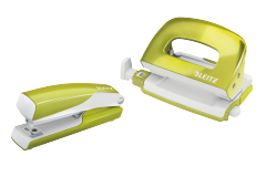 Leitz NeXXt Serisi WOW Metal Mini Zımba ve Delgeç Set