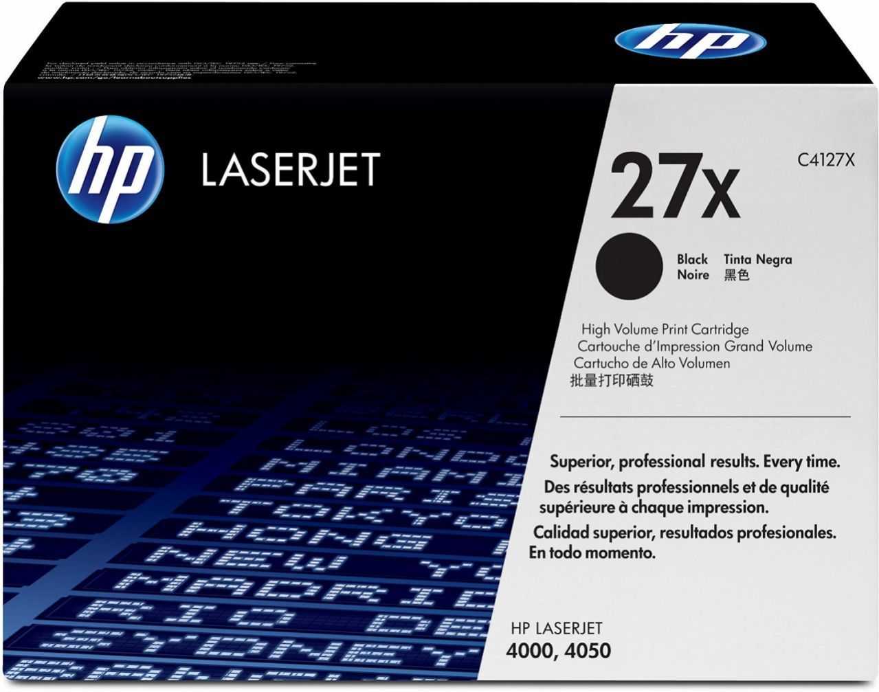 HP 27X Yüksek Verimli Siyah Orijinal LaserJet Toner Kartuşu