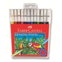 Faber-Castell Keçeli Boya Kalemi 12'li Poşet