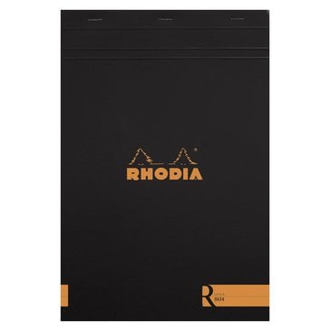 Rhodia A4 Siyah Kapak Çizgisiz Bloknot 70 Sayfa