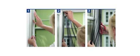 Tesa Sineklik Pencere 1.3x1.5 Beyaz
