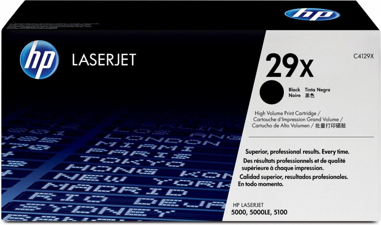 HP 29X Yüksek Verimli Siyah Orijinal LaserJet Toner Kartuşu