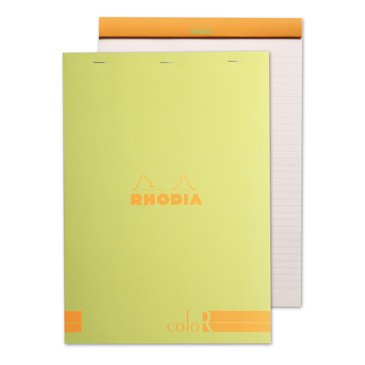Rhodia A4 Anason Yeşili Kapak Çizgili Bloknot 70 Sayfa