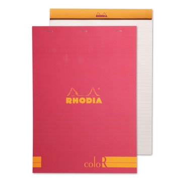 Rhodia A4 Rasperry Kapak Çizgili Bloknot 70 Sayfa