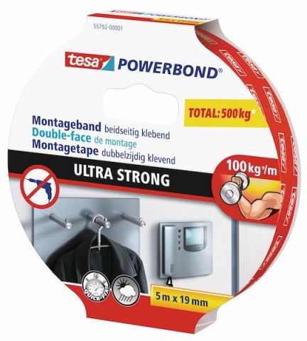 Tesa Montaj Bandı Ultra Güçlü 19mmx5m.