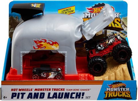 Hot Wheels Monster Trucks Fırlatıcılı Oyun Seti GKY02
