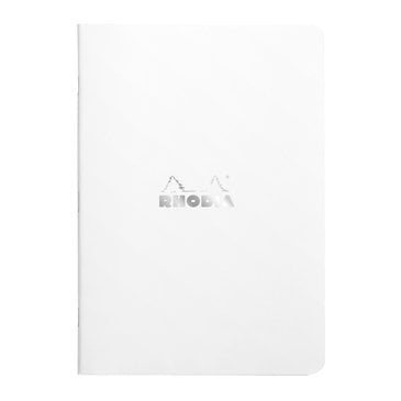 Rhodia Basic A5 Beyaz Kapak Kareli Not Defteri