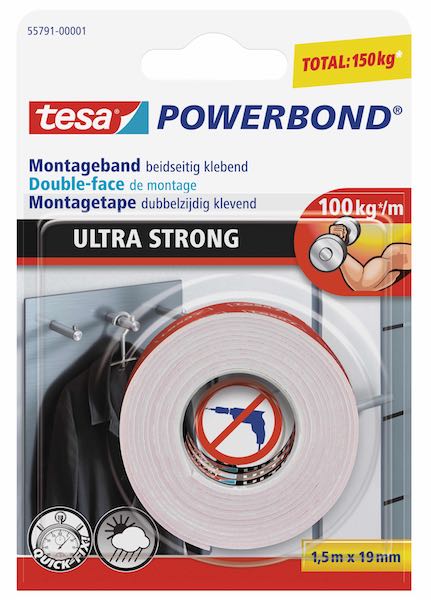 Tesa Montaj Bandı Ultra Güçlü 19mmx1.5m.