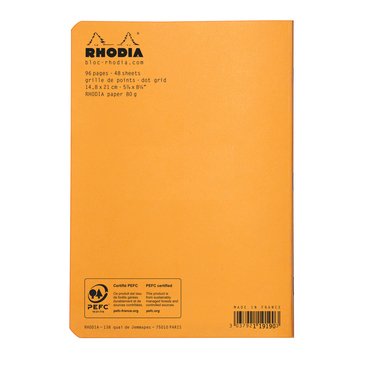 Rhodia A5 Turuncu Kapak Dot Not Defteri