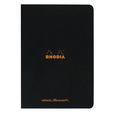 Rhodia A4 Siyah Kapak Dot Not Defteri