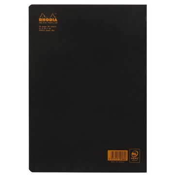 Rhodia A4 Siyah Kapak Dot Not Defteri