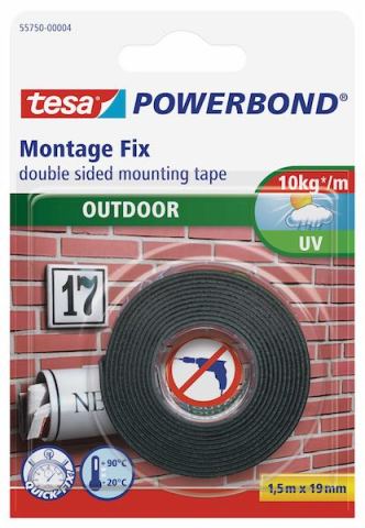 Tesa Montaj Bandı Dış Mekan 19mmx1.5m.