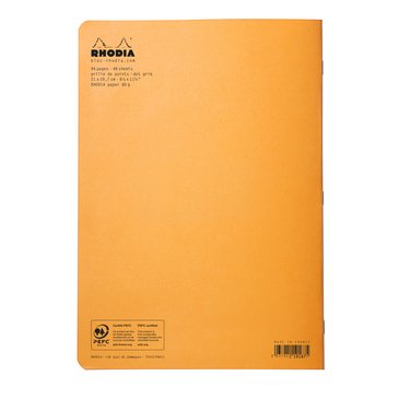 Rhodia A4 Turuncu Kapak Dot Not Defteri