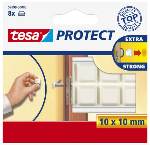 Tesa Kapı Çarpmalarına Koruma Tamponu Beyaz