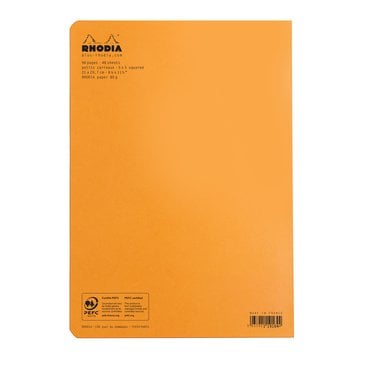 Rhodia A4 Turuncu Kapak Kareli Not Defteri