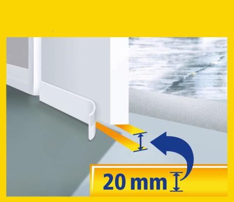 Tesa Kapı Altı Bandı Köpük Beyaz 38mmx100cm