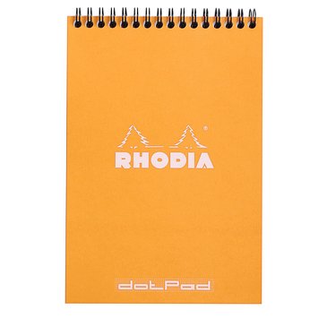 Rhodia A5 Turuncu Kapak Spiralli Dot Bloknot