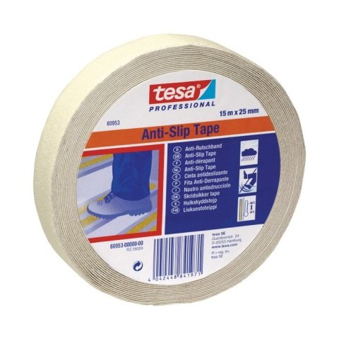 Tesa Merdiven Kaydırmaz Bandı 25mmx15m. Fosforlu