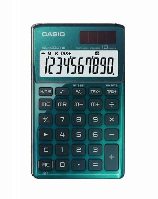 Casio SL-1000TW-GN Hesap Makinesi