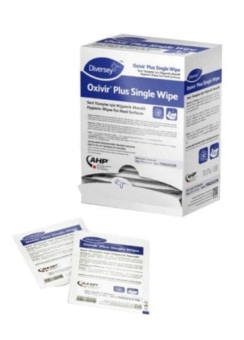 Diversey Oxivir Plus Single Wipe Sert Yüzeyler Için Temizleyici Hijyenik Mendil 30 'lu
