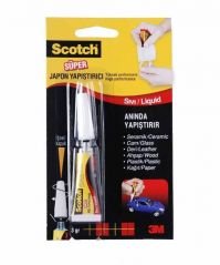 Scotch® Cyano Super Hızlı Japon Yapıştırıcı