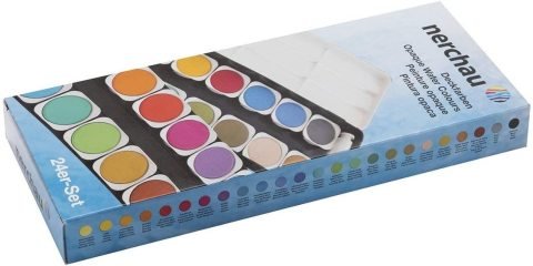 Lukas Nerchau Opak Suluboya 24 Disk + 1 Tüp