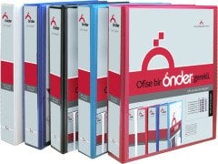 Önder 2005 A4 Sunum Klasörü 2 Halka 5cm. Mavi