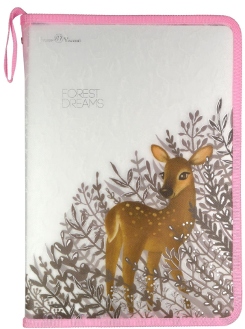 Bruno Visconti Fermuarlı Dosya A4 Orman 14-032/04