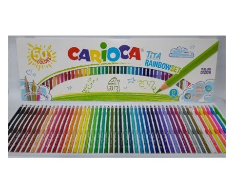 Carioca Pastel Renk Çift Taraflı Kuru Boya Seti 24 Renk