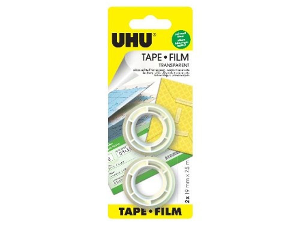 Uhu Kristal Bant (19 mm X 7,5 mt) - 2'li Yedek