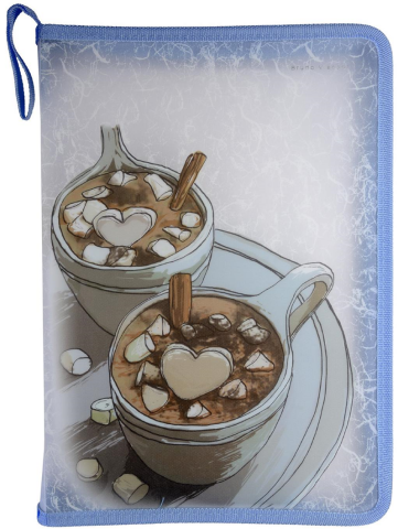 Bruno Visconti Fermuarlı Dosya A4 Sıcak Çikolata 14-032/06