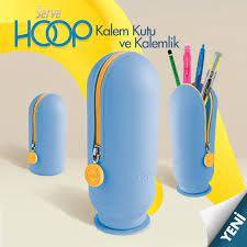 Serve Hoop Vakumlu Silikon Kalem Çantası Gök Mavi