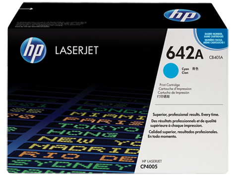 HP 642A Camgöbeği Orijinal LaserJet Toner Kartuşu (CB401A)