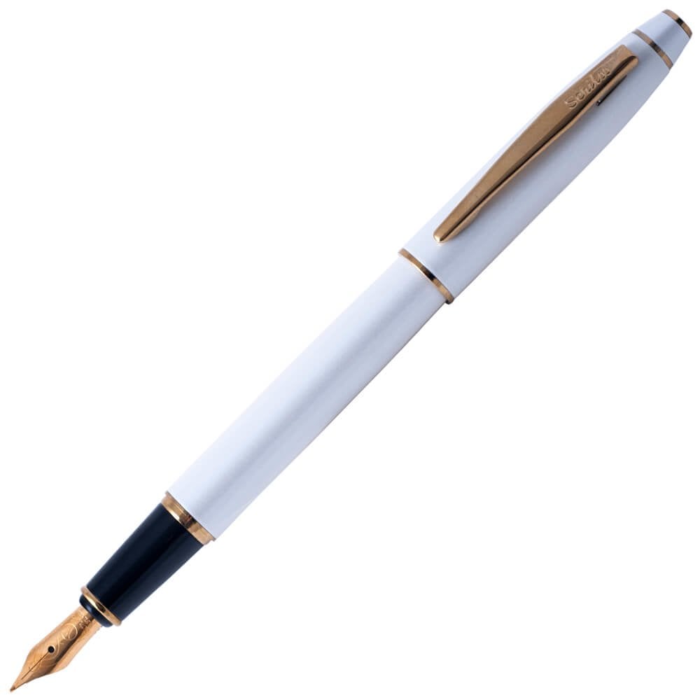 Scrikss 35 Dolma Kalem Beyaz Altın