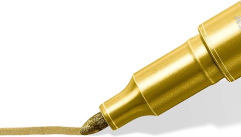 Staedtler Metalik Marker Gold 1-2mm 8323-11
