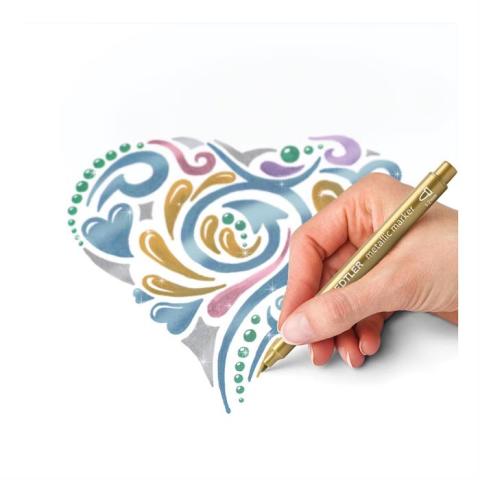 Staedtler Metalik Marker Gold 1-2mm 8323-11