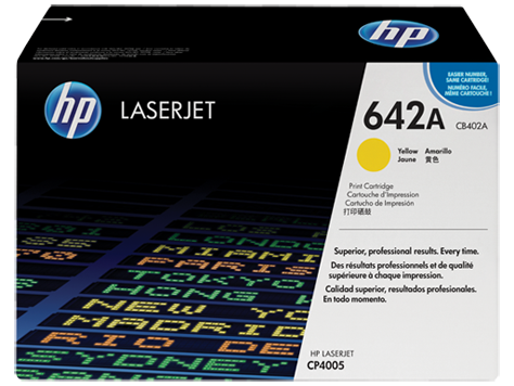 HP 642A Sarı Orijinal LaserJet Toner Kartuşu (CB402A)