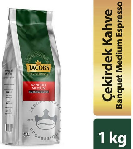 Jacobs Espresso Banquet Çekirdek Kahve 1 KG