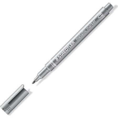 Staedtler Metalik Marker Silver 1-2mm 8323-81