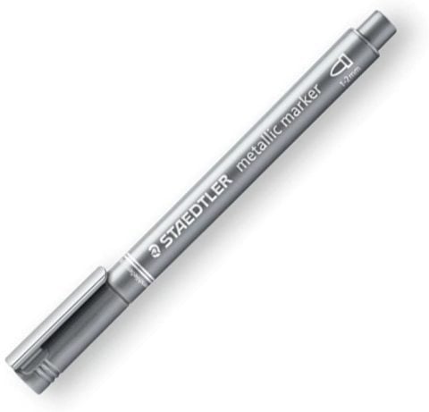 Staedtler Metalik Marker Silver 1-2mm 8323-81