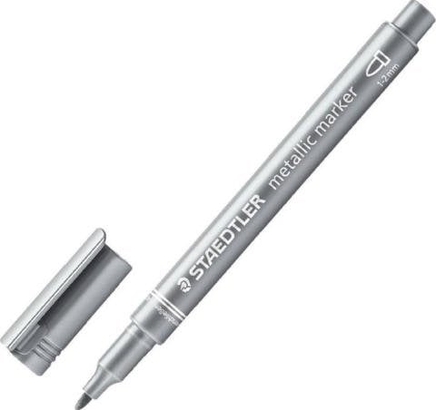 Staedtler Metalik Marker Silver 1-2mm 8323-81