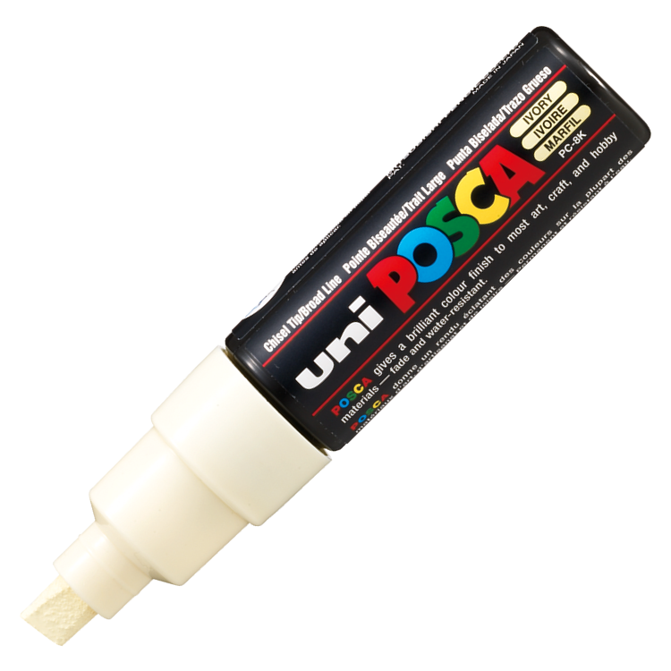Uni POSCA 8.0 Su Bazlı Poster Markörü Fildişi