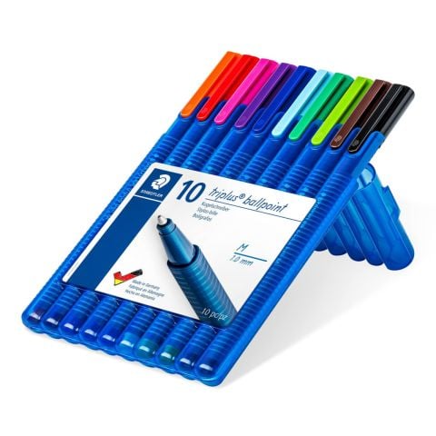 Staedtler Triplus Ballpoint Tükenmez Kalem Seti 10 Renk M