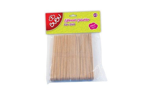 Bu-Bu Eğlenceli Çubuklar Naturel 11.5x1