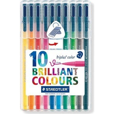 Staedtler Triplus Keçeli Kalem Seti 10 Renk