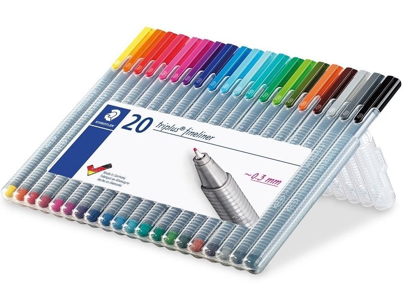 Staedtler Triplus Fineliner Kalem Seti 20 Renk 0.3mm